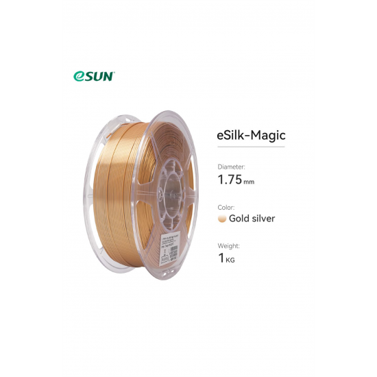 Esun ePLA-Silk Magic Filament Altın-Gümüş