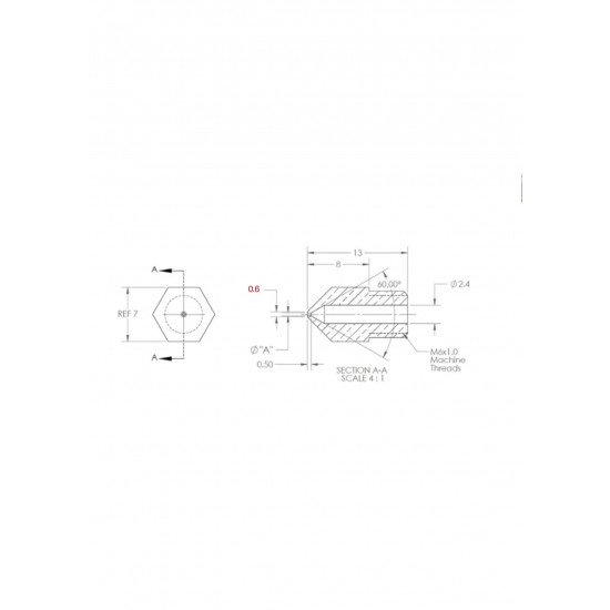 MK8 Pirinç Nozzle 10 Adet