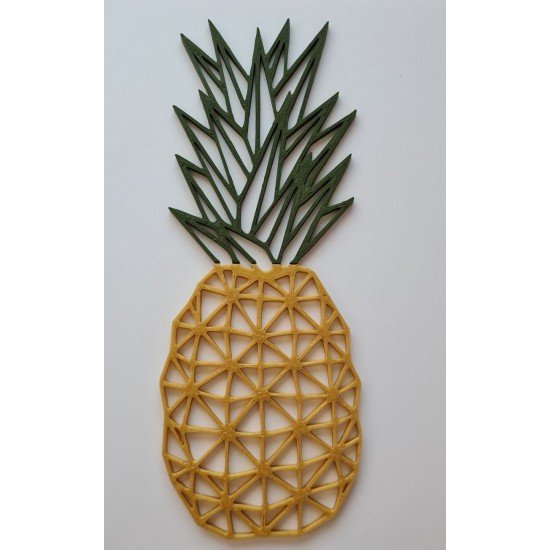 Ananas duvar heykeli 2D T3286894