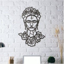 Frida Kahlo Duvar Heykeli 2D II T3107102