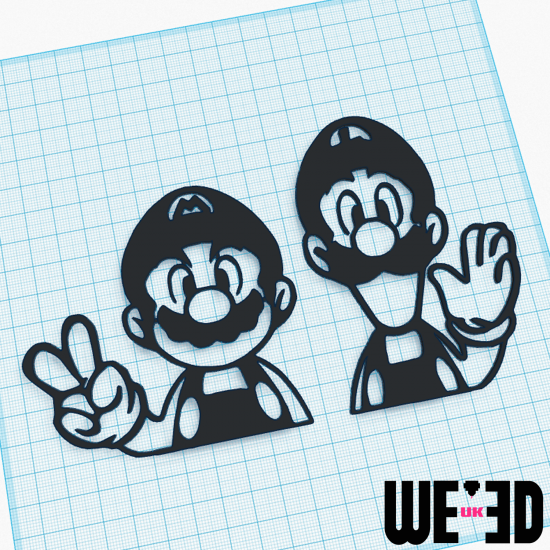 Mario ve Luigi Sanatı - We3dUK T1735443